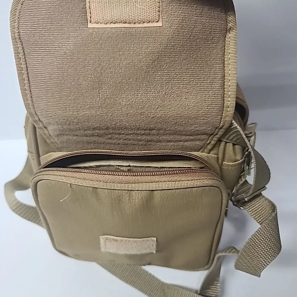 MacGregor Khaki Crossbody Bag Adjustable Strap Camera Bag